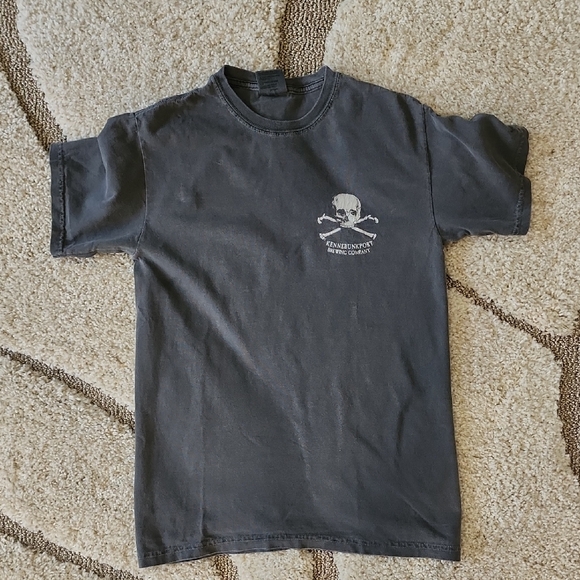 Men's Gray T-Shirt with Skull Design - Picture 1 of 2